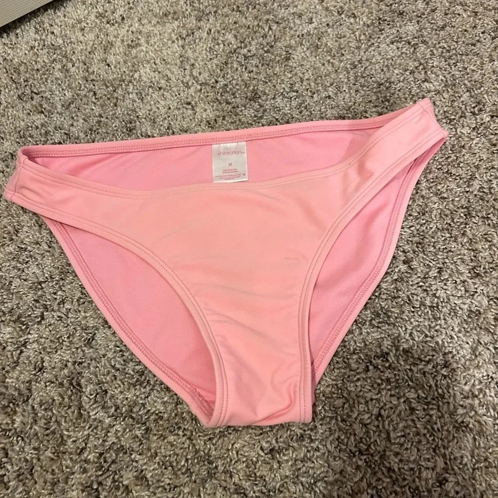 Pink bikini bottoms